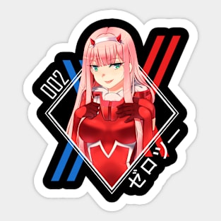 Zero Two Sticker